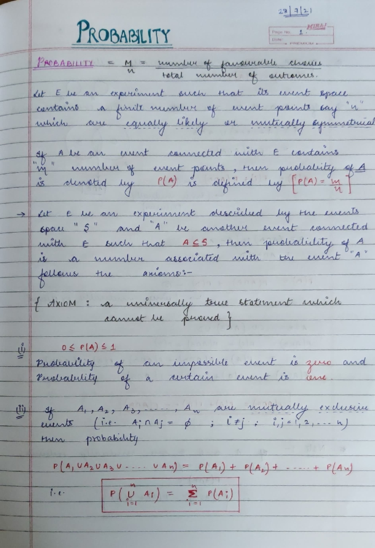 MA202: Comprehensive Study Notes for Mathematics Analysis - Studocu