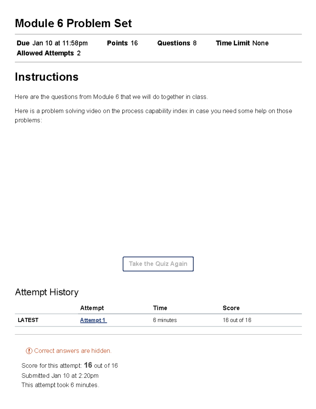 Module-6-Problem-Set-Operations-Management - Module 6 Problem Set Due ...