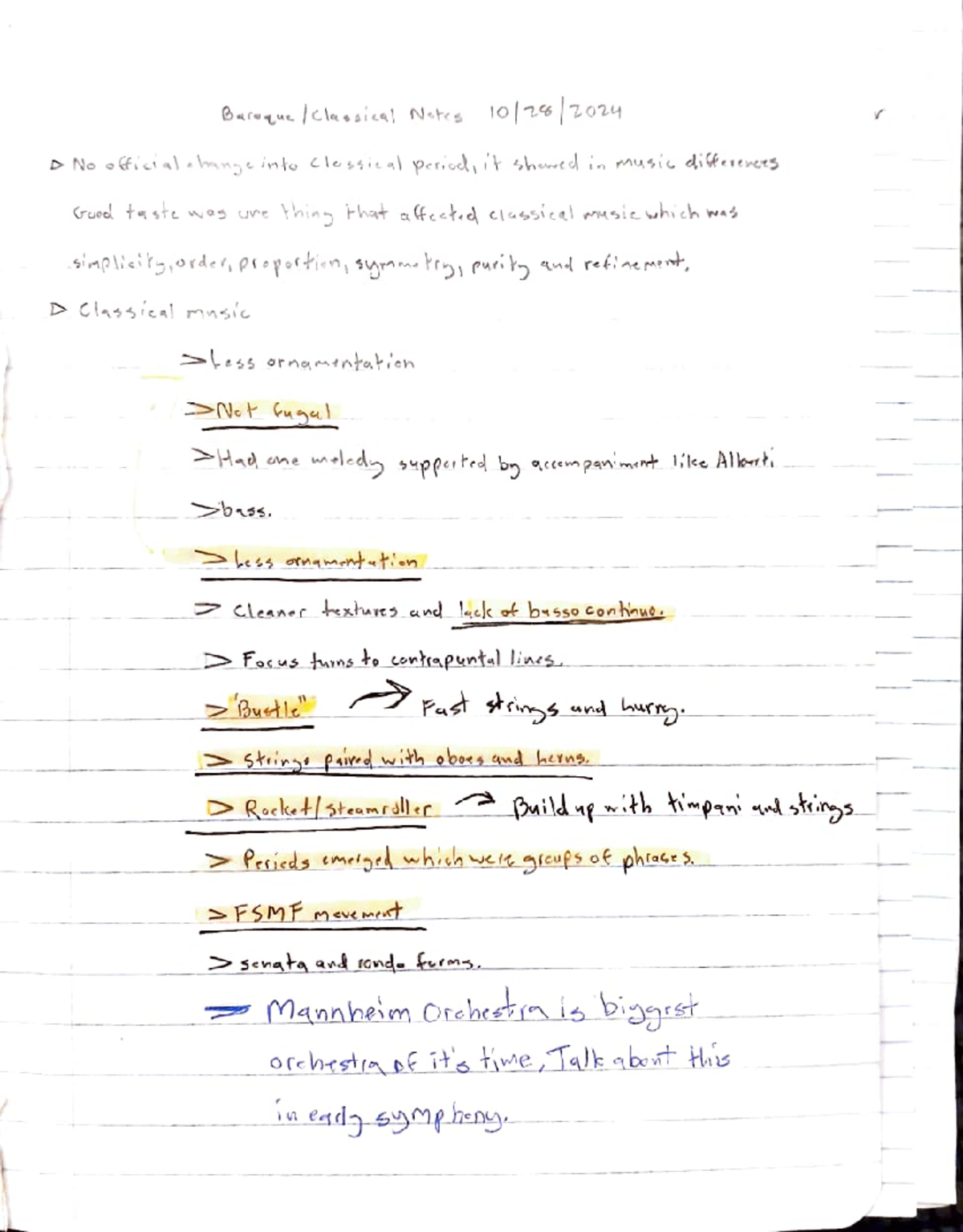 Barge Classical Notes for Music Studies (Classical Music 2024 ...
