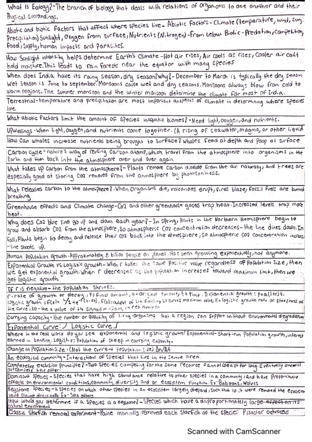 Biol103 Final Exam Study Guide - BIOL 103 - Studocu