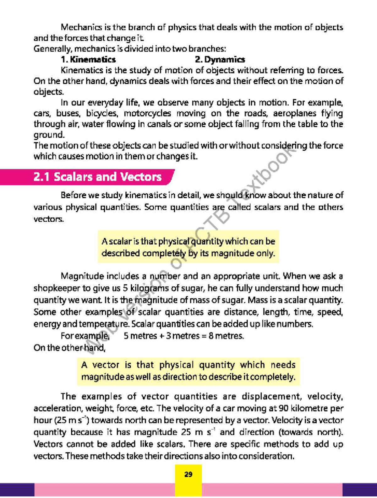 Chapter 2: Mechanics - Motion, Forces, and Vectors in Physics 9th - Studocu