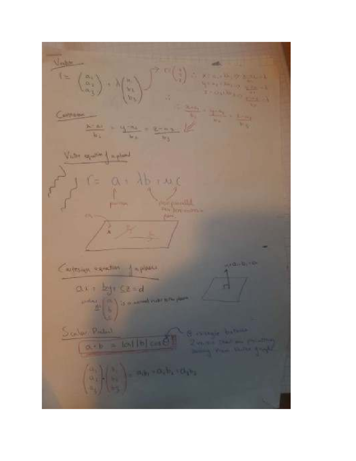 Vectors Class Notes - Essential Concepts and Applications - Studocu