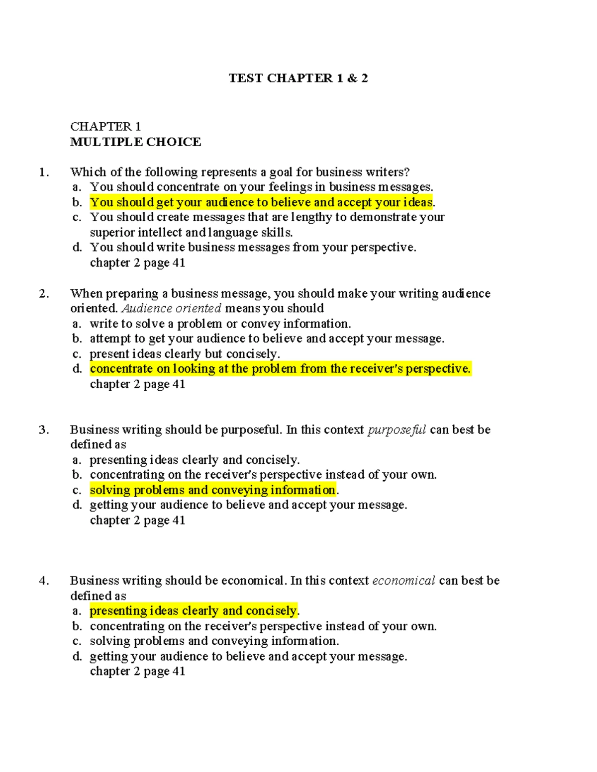 PRACTICE CHAPTER 5 MULTIPLE CHOICE QUESTIONS AND ANSWERS - Studocu