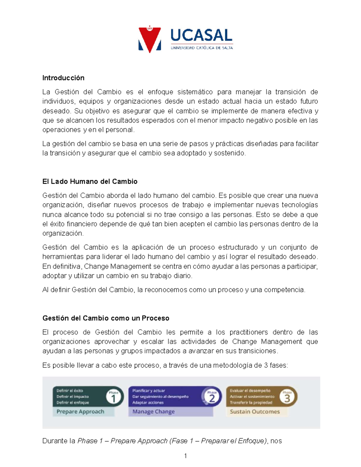 Gestión del Cambio: Estrategias y Modelos Efectivos para el Éxito - Studocu