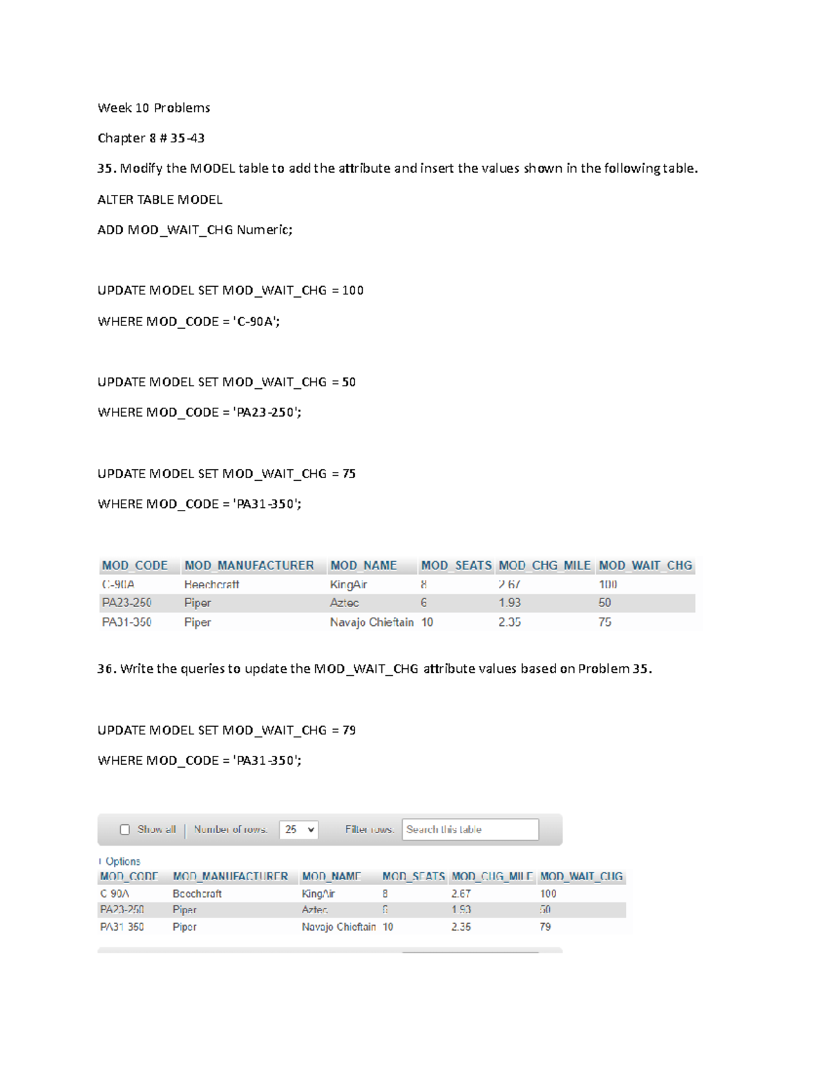 Week 10 Problems solutions - Week 10 Problems Chapter 8 # 35- 35 ...