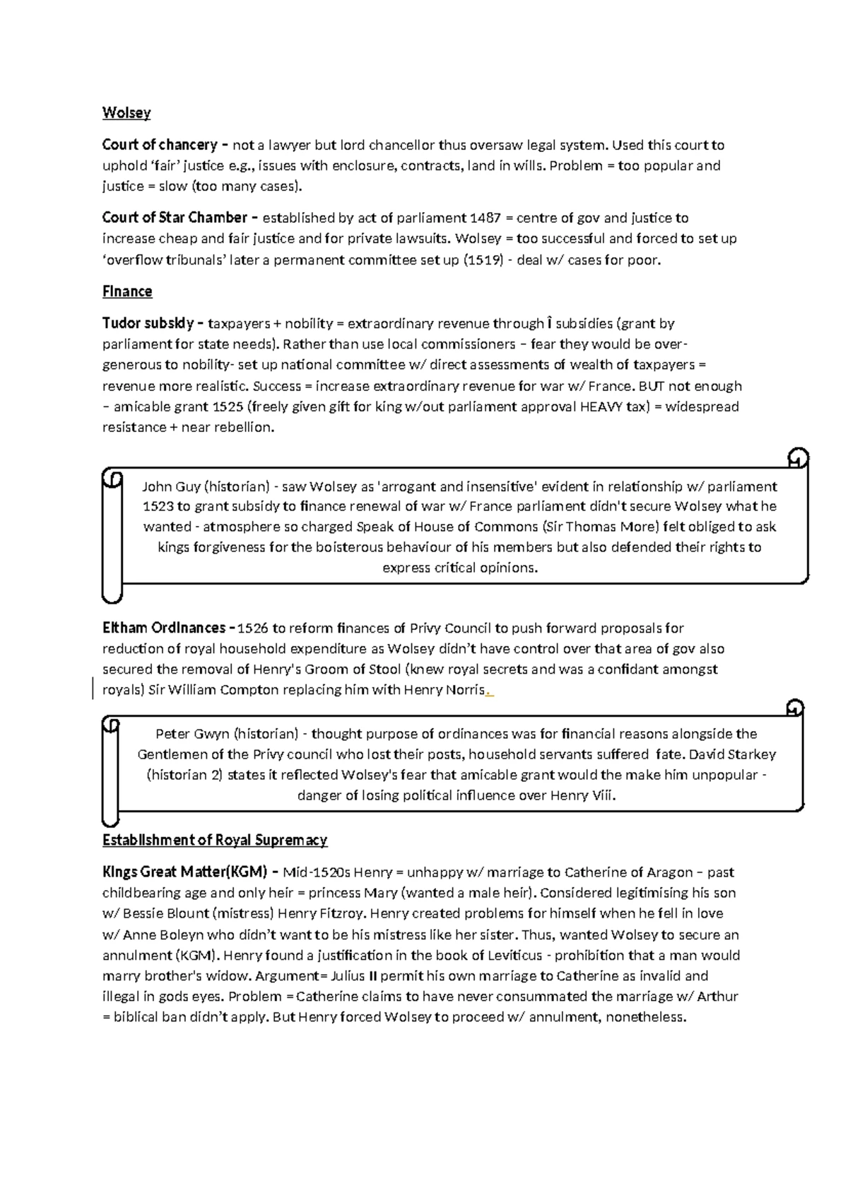 A Level History Revision: The Tudors (1485-1603) Overview and Analysis ...
