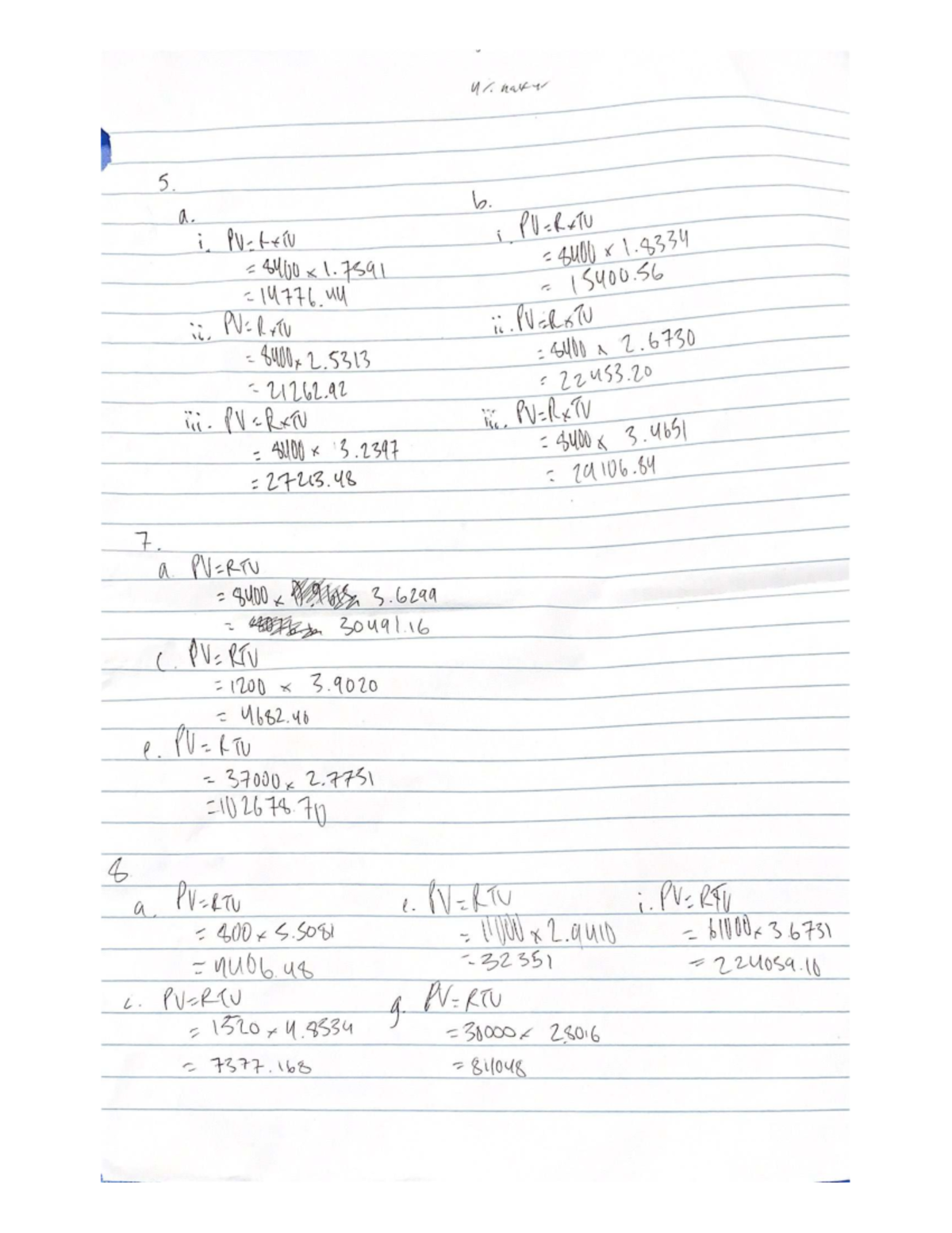Math homework 15: calculations and problem-solving techniques - Studocu