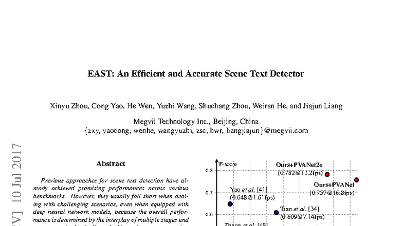 EAST: Efficient Scene Text Detection with Deep Learning Techniques ...