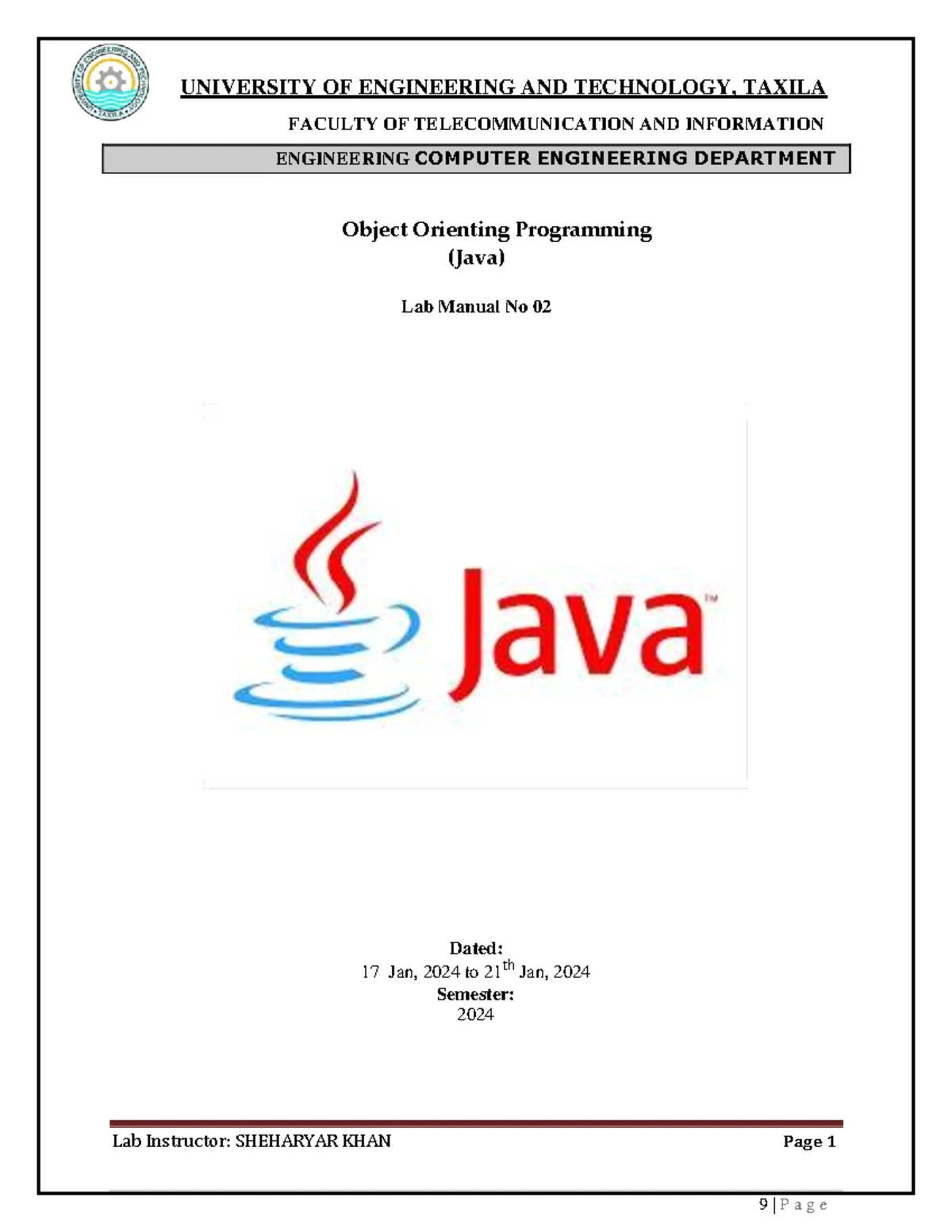 Computer Hardware Assembly Lab (CSE 101): Hands-on Guide and Tasks ...