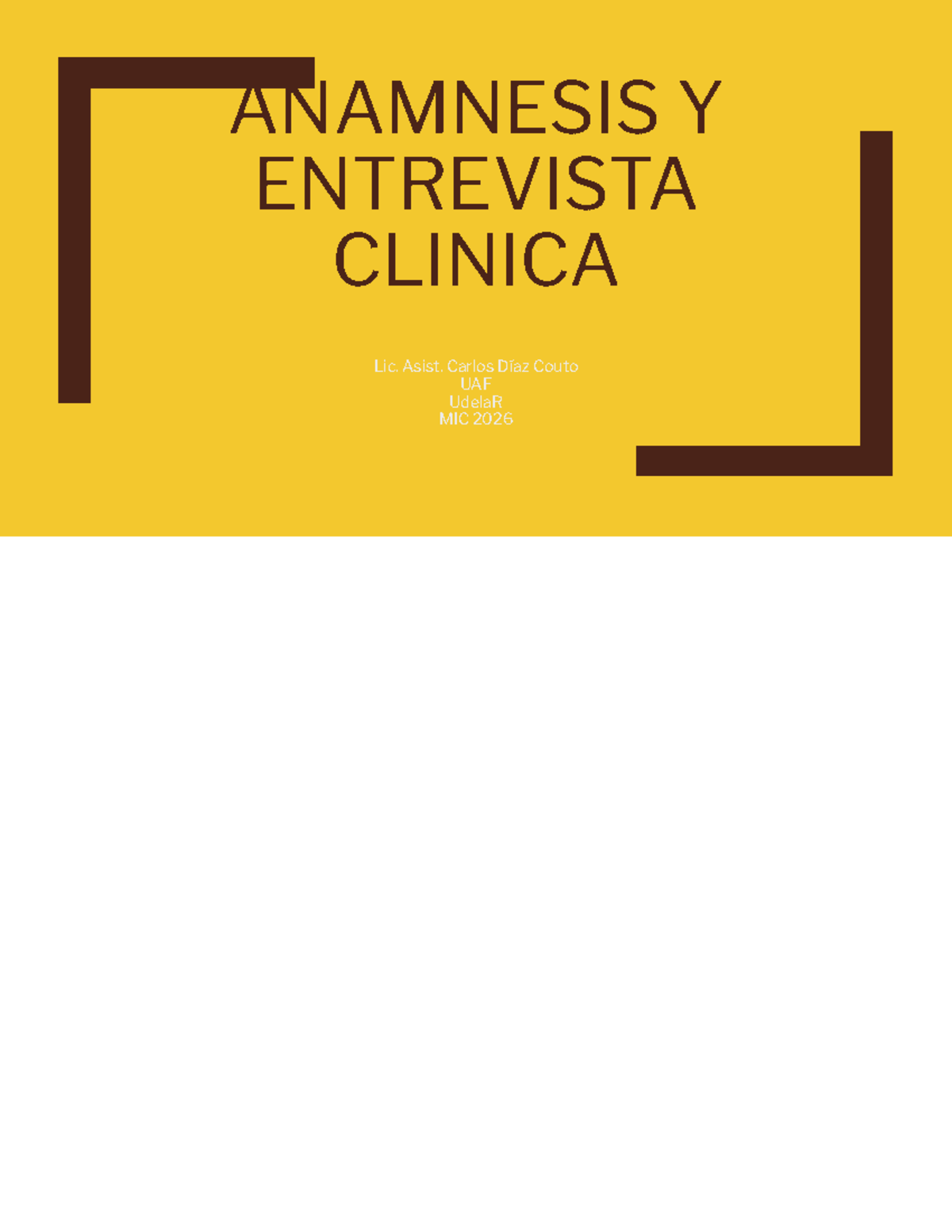 T1 - Anamnesis y Entrevista Clínica: Importancia y Técnicas Esenciales ...