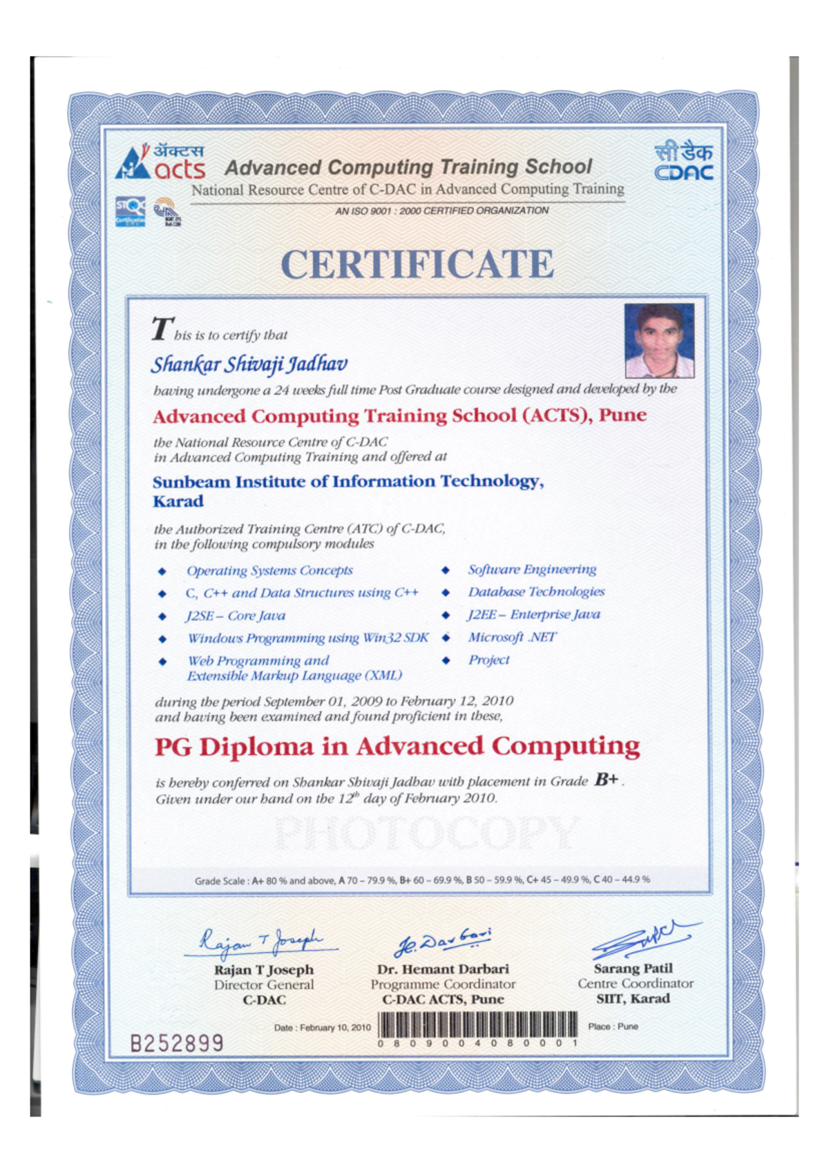 C-dac 1 - Diploma in advance computing - Computer science - Studocu