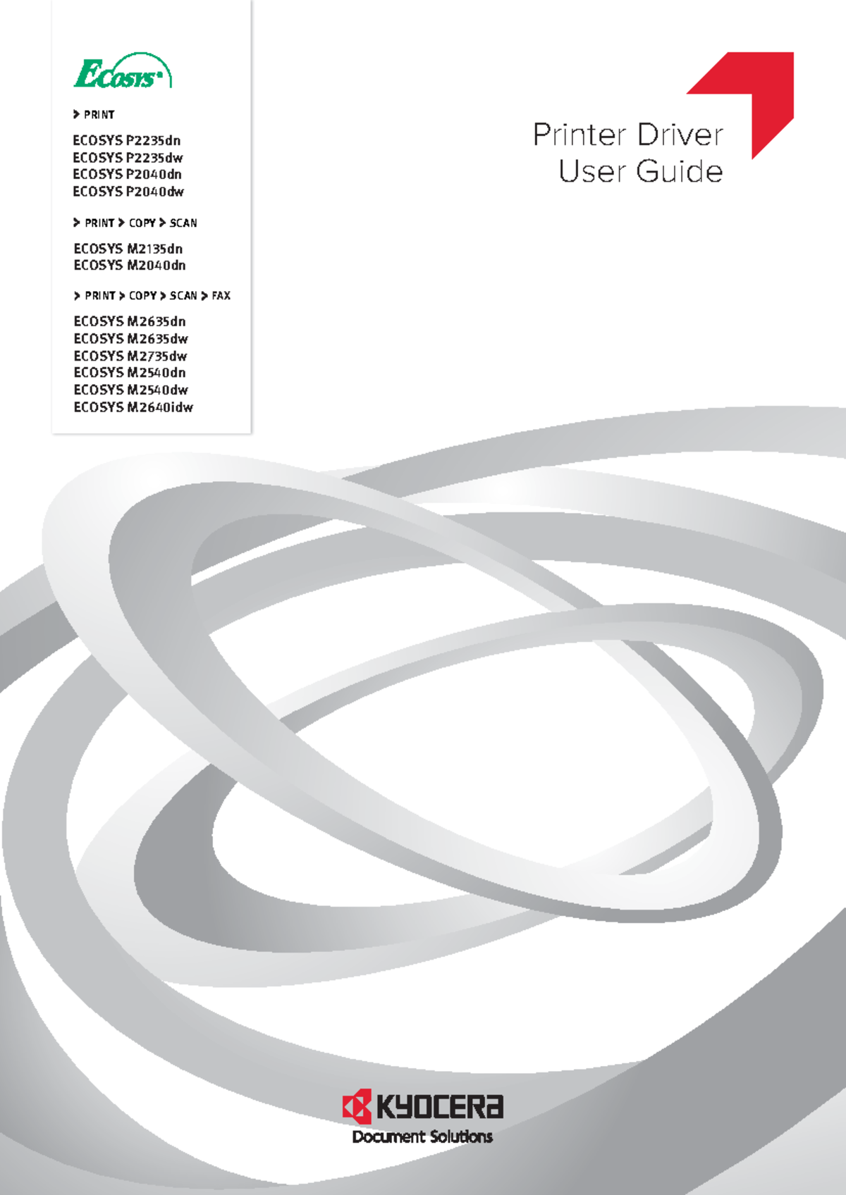 Ecosysm 2640idw BW KX Printer Driver EN 6 - Printer Driver User Guide ...