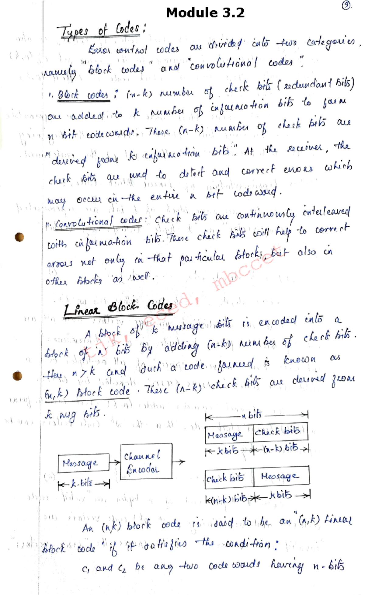 ITC Module 3: Types of Codes and Error Detection Techniques - Studocu