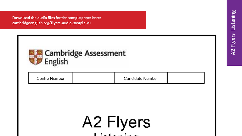 A2 Flyers Listening Sample Test Audio Files Download - Studocu