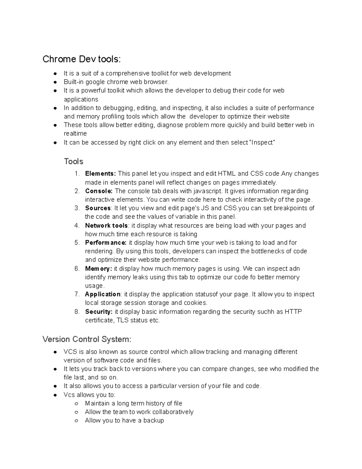 WE-Finals - WE notes for final exams - Chrome Dev tools: It is a suit ...