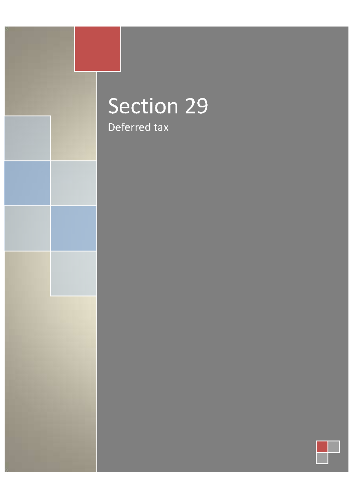 Week 8 - Section 29 Deferred Tax Course Notes 3 Apr 2018 - 2014 ...