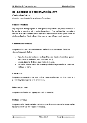 Ejercicio Java 03 Supermercado - 03 - EJERCICIO DE PROGRAMACIÓN JAVA ...