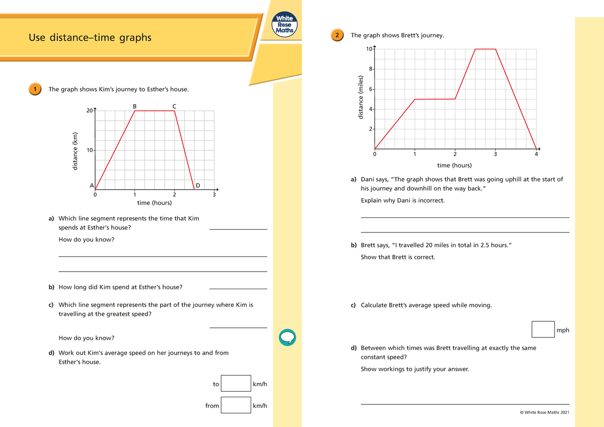Y9 Summer Block 3 WO3 Distance-Time Graphs Analysis 2021 - Studocu