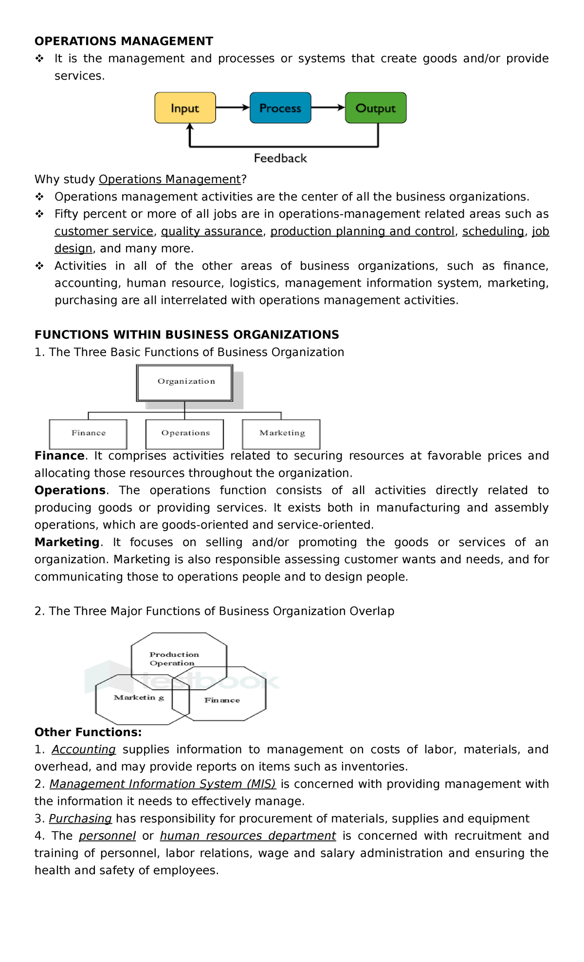 Operations Management Review: Key Concepts and Strategies Overview - Document Preview