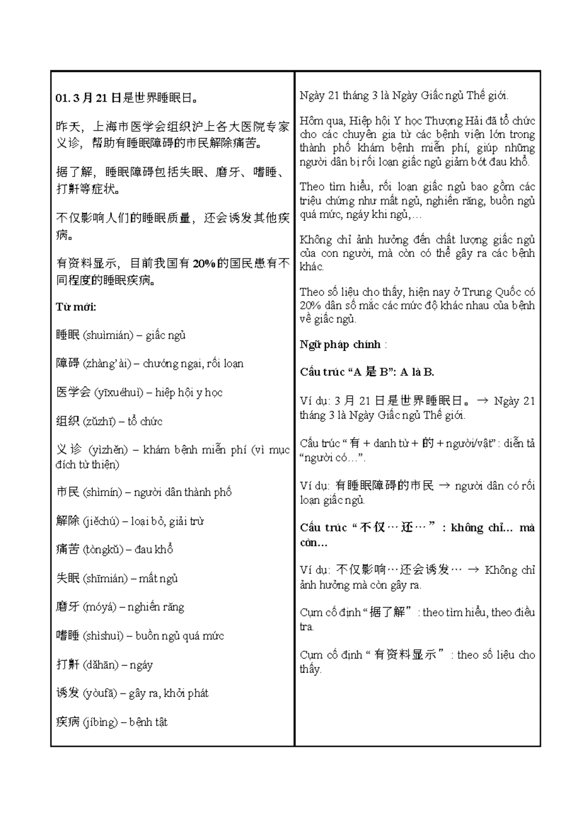 HSK（六级）考试复习资料与答案解析- Studocu