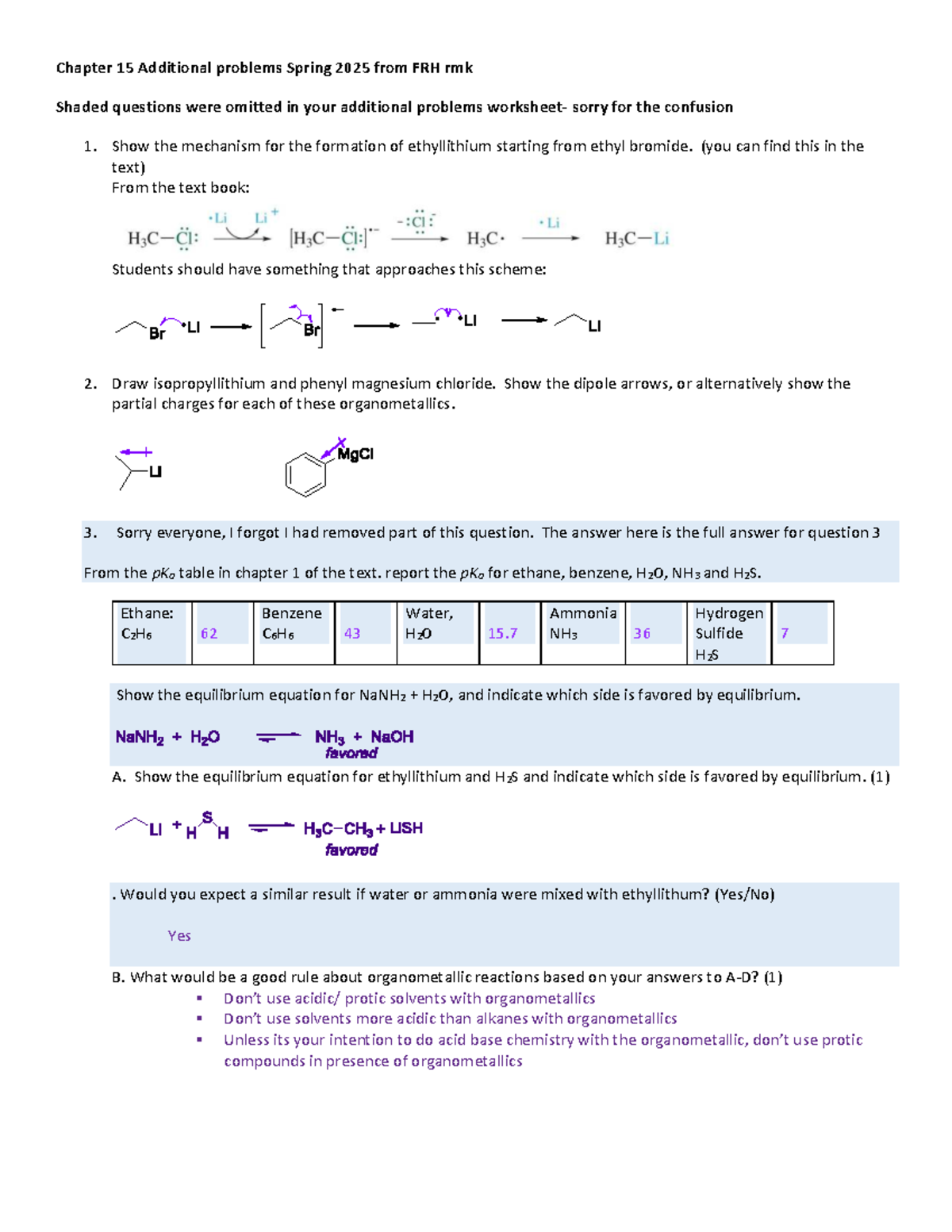 Chapter 15 Additional Practice Problems - FRH Spring 2025 - Studocu