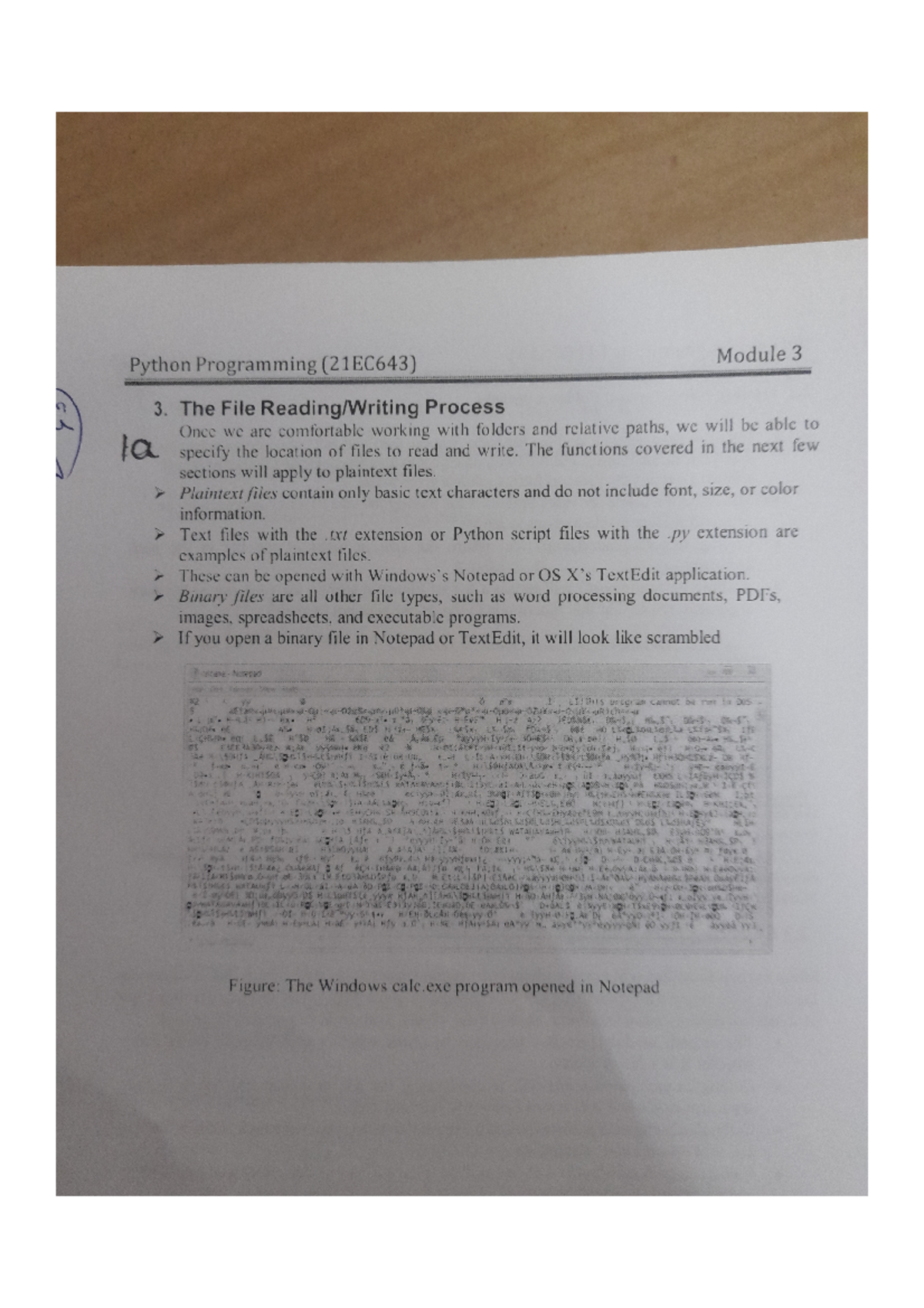 Python Programming (21EC643) Module 3: File Processing & Data ...