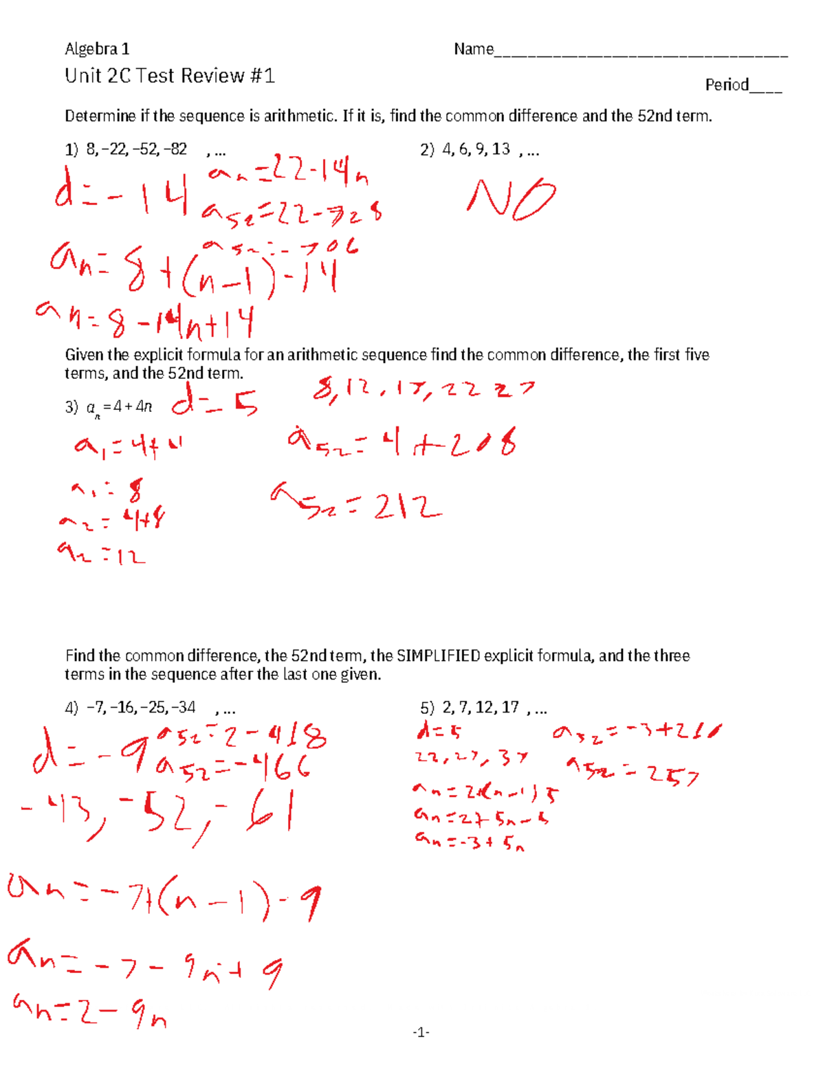 Unit 2C Test Review #1 WS - ©O U 2 H 0 G 2 ^ 4 s FKnuKtfas sShoUf\t ...
