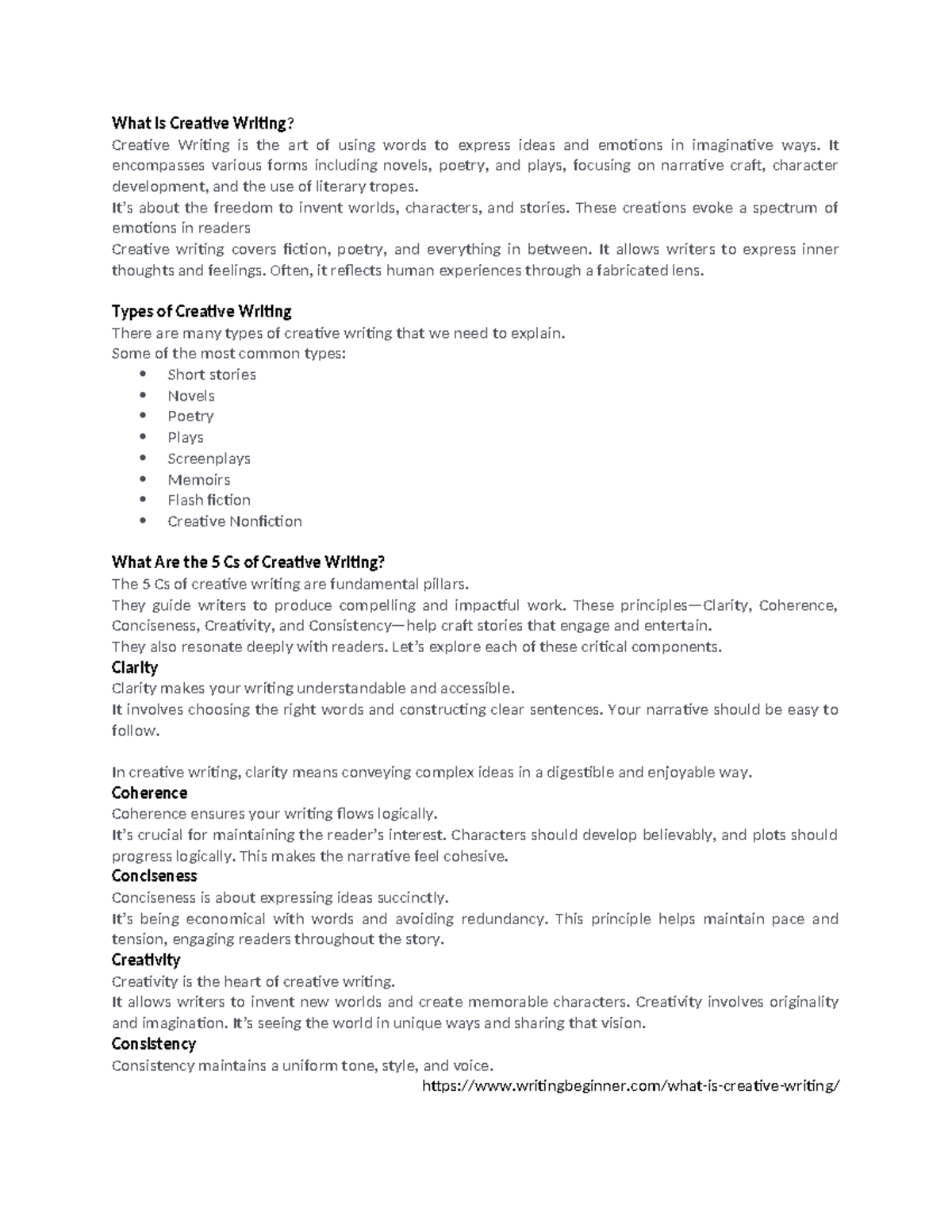 What Is Creative Writing - What Is Creative Writing? Creative Writing ...