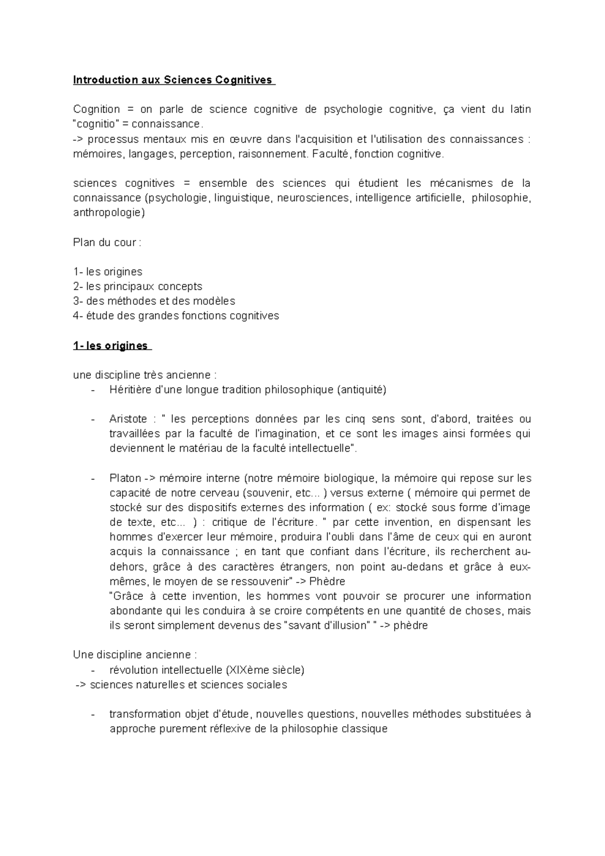 Document sans titre-3 - introduction - Introduction aux Sciences ...