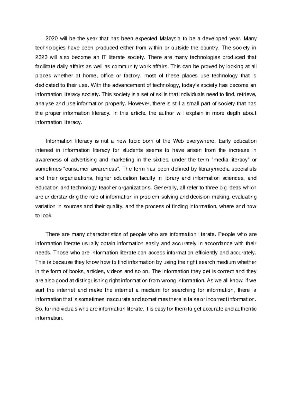 Knowledge Management - INDIVIDUAL ASSIGNMENT - COLLEGE OF COMPUTING ...