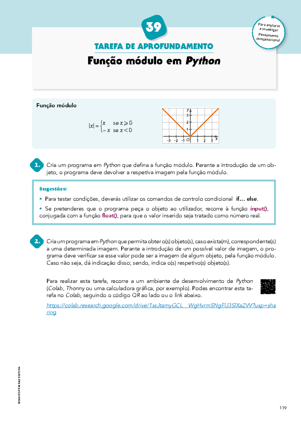 TAREFA M36010TAPR: Função Módulo em Python - Exploração e Investigação ...
