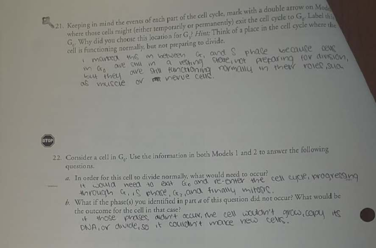 Final Exam Study Guide: CS101 - Understanding the Cell Cycle and ...