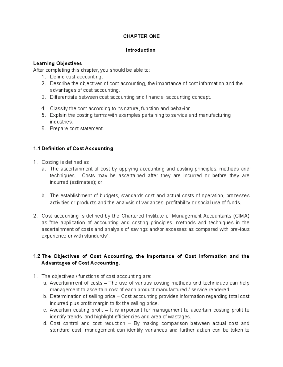 Contract Costing - Notes - FAKULTI PERAKAUNAN UiTMCAWANGANJOHOR MAF201 ...