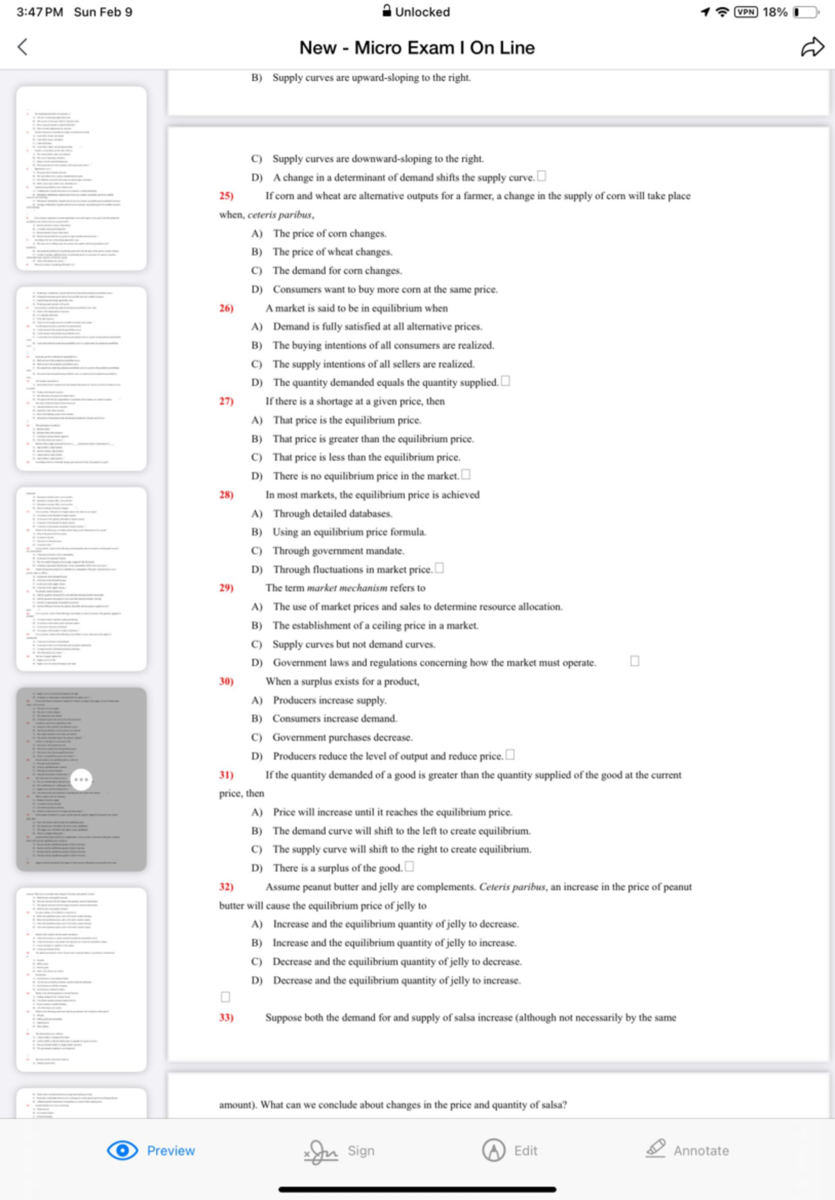 Micro Exam I Notes - Supply and Demand Concepts - Studocu
