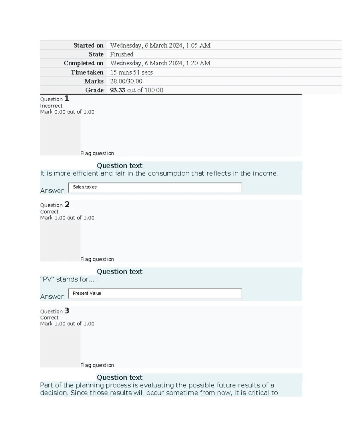Ethics Prelim Quiz 1 Results and Insights - Studocu