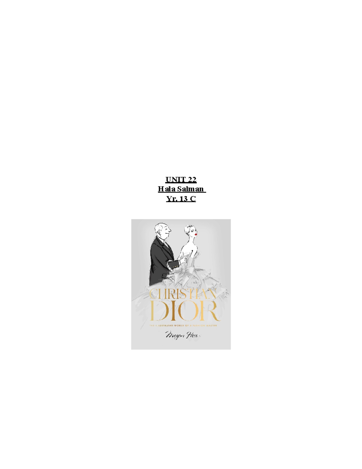 UNIT 22 - Analyzing Dior's Market Research Strategies and Insights ...
