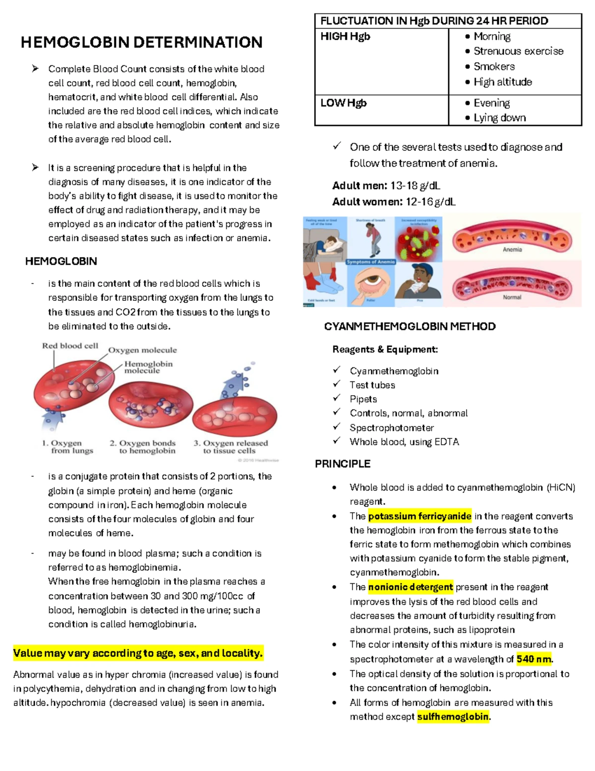 WBC Differential Count & Reticulocyte Analysis Guide - Studocu