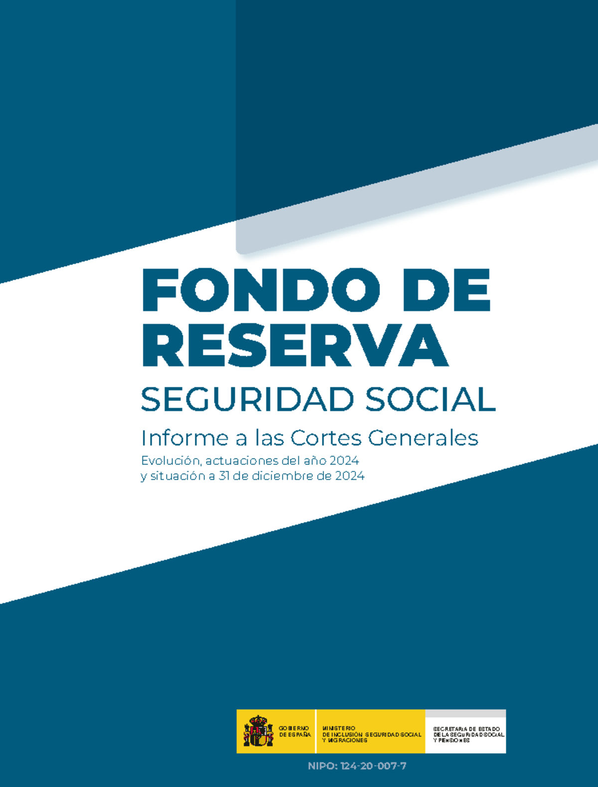 Informe sobre el Fondo de Reserva de la Seguridad Social 2024 - Studocu