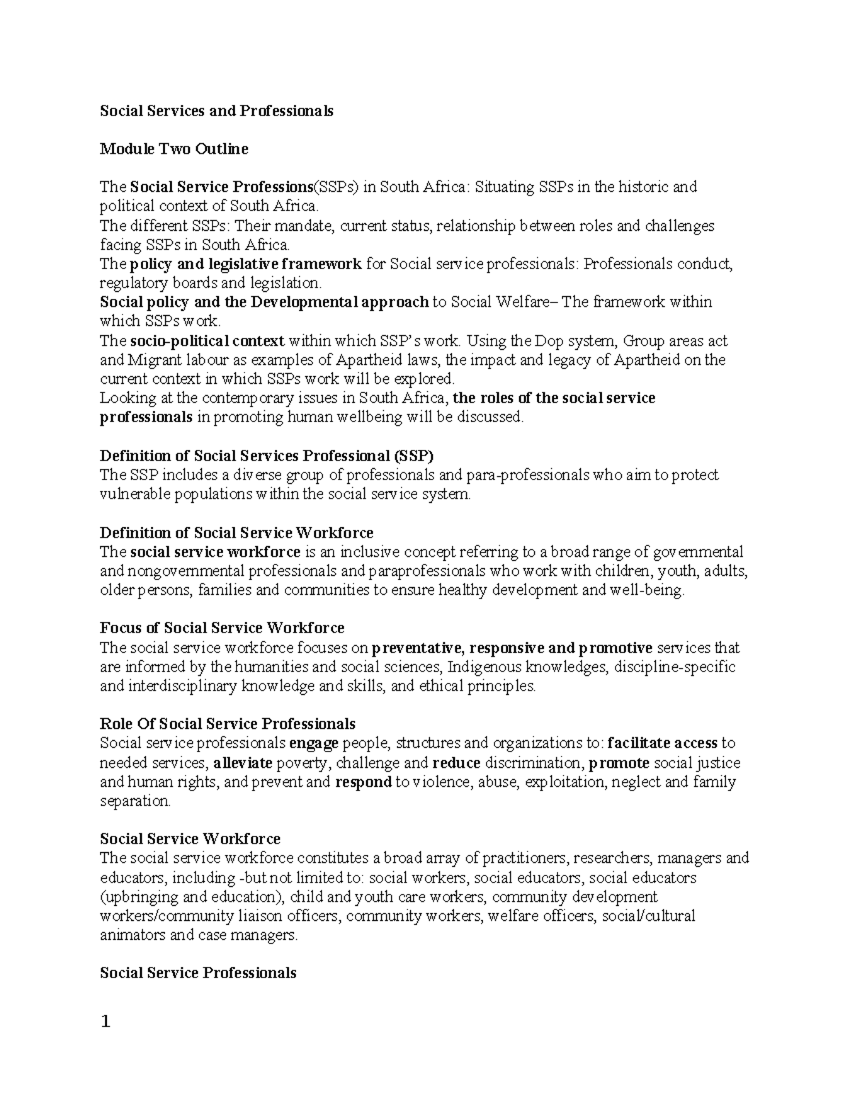 Regulations and Practices for Child and Youth Care Workers (CYCW) in ...