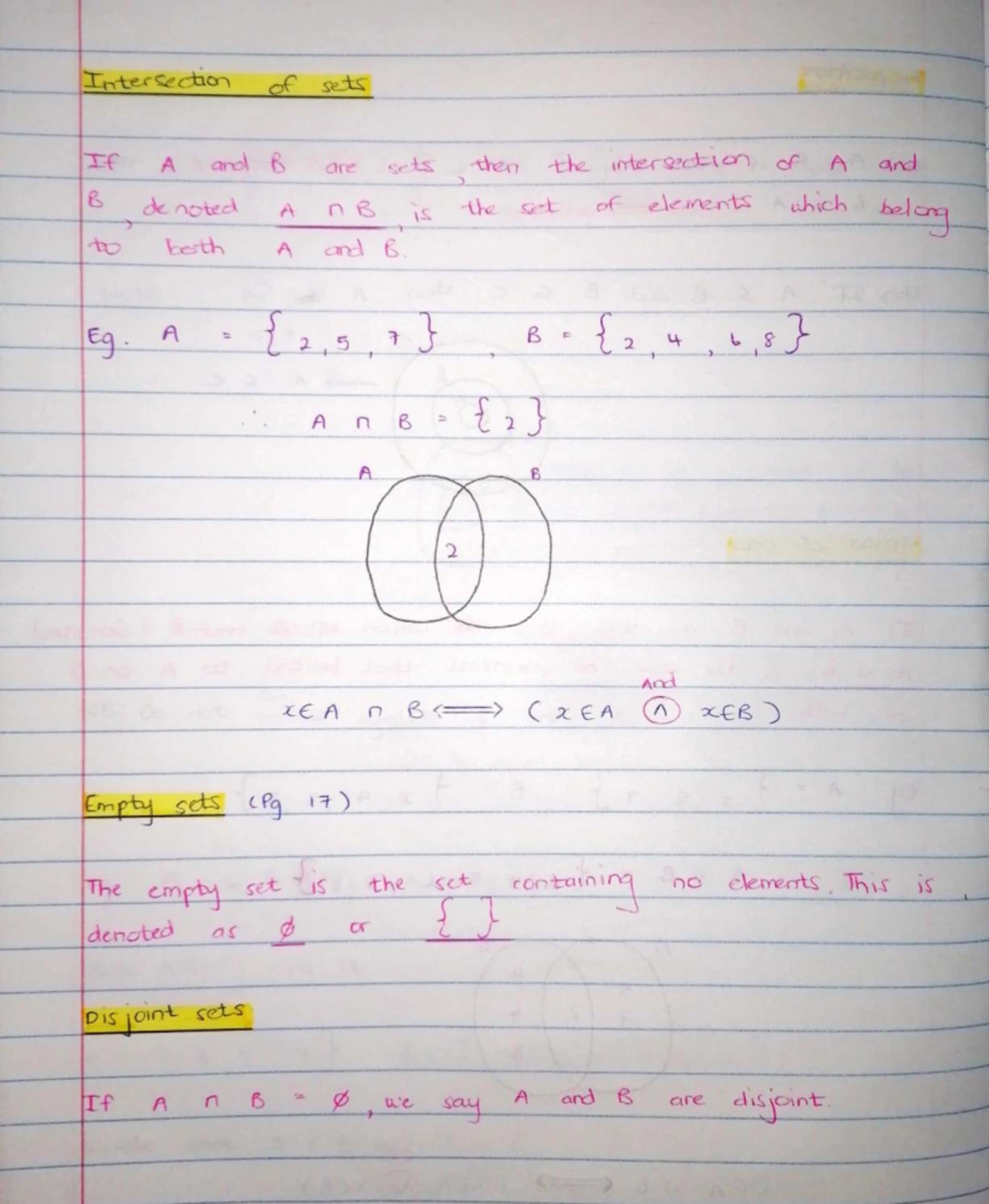 Maths 130 Lecture Notes: Infinity Signs & Intersections Explained - Studocu
