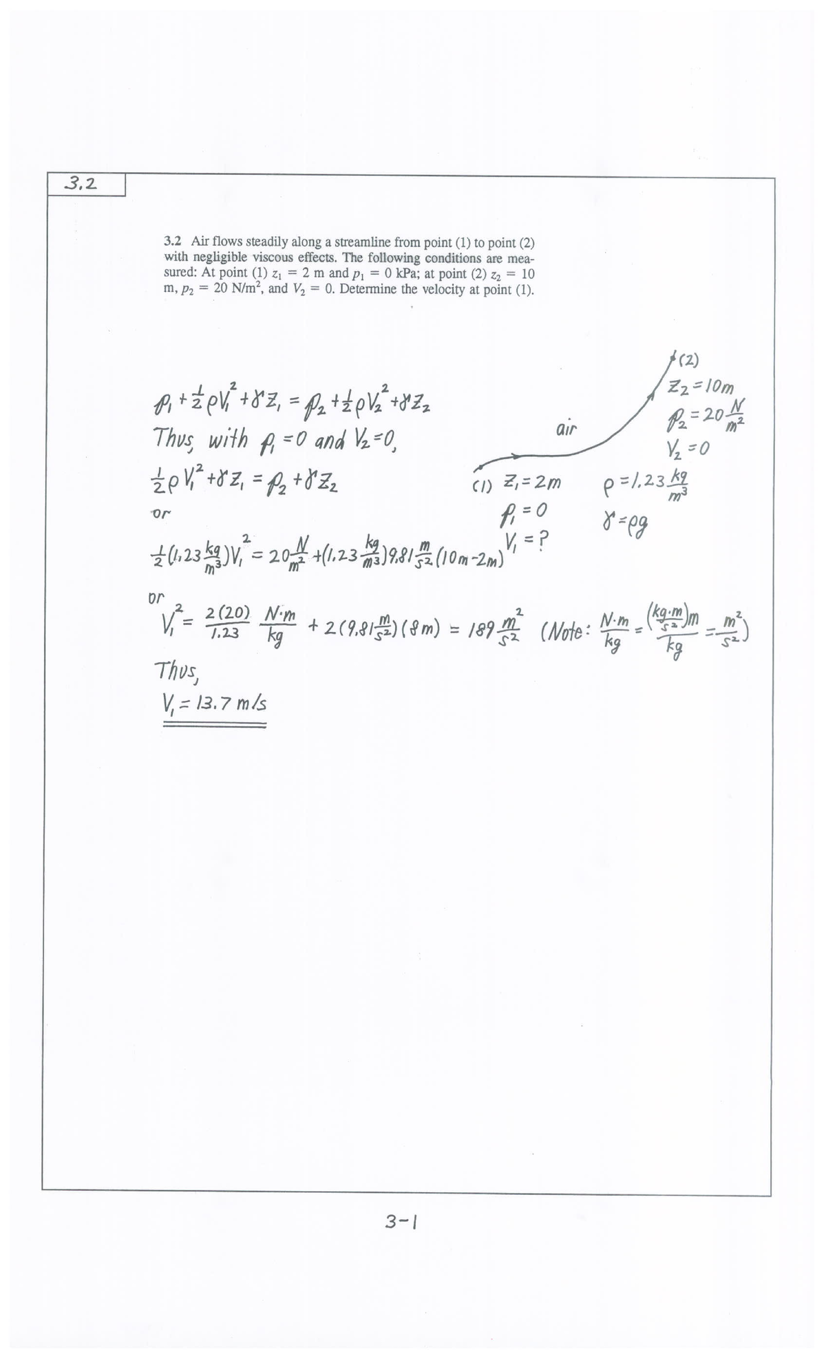 Fluid Mechanics: Chapter 3 - Steady Flow Analysis and Bernoulli's ...