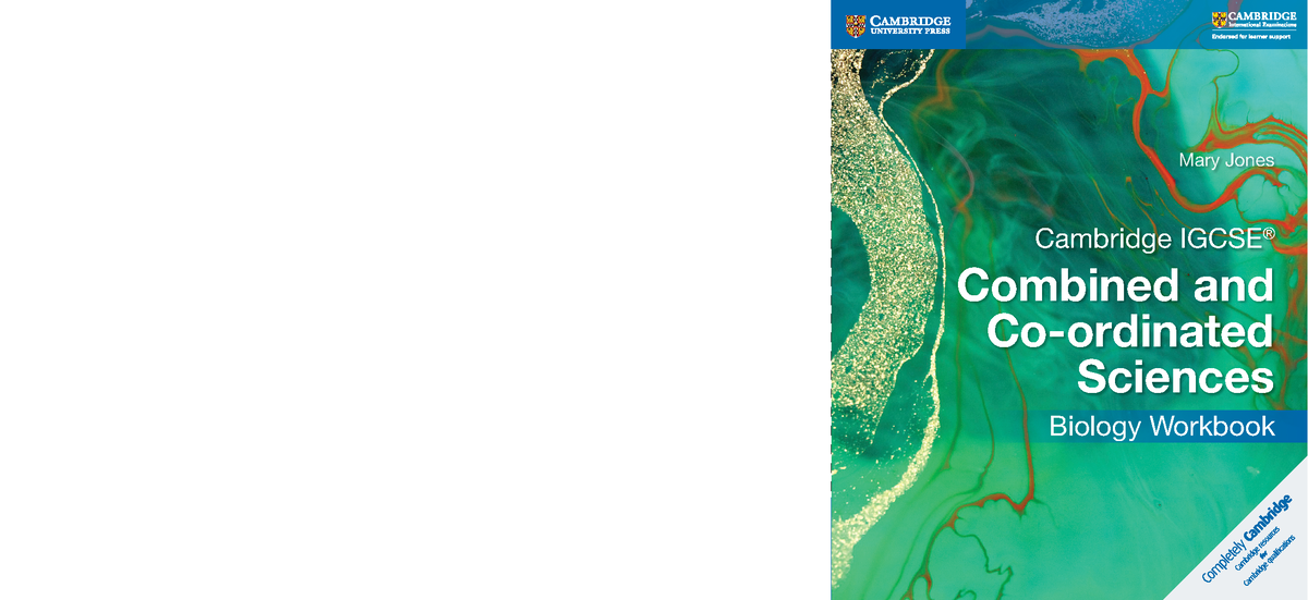Cambridge IGCSE Biology Workbook for Combined & Co-ordinated Sciences - Document Preview