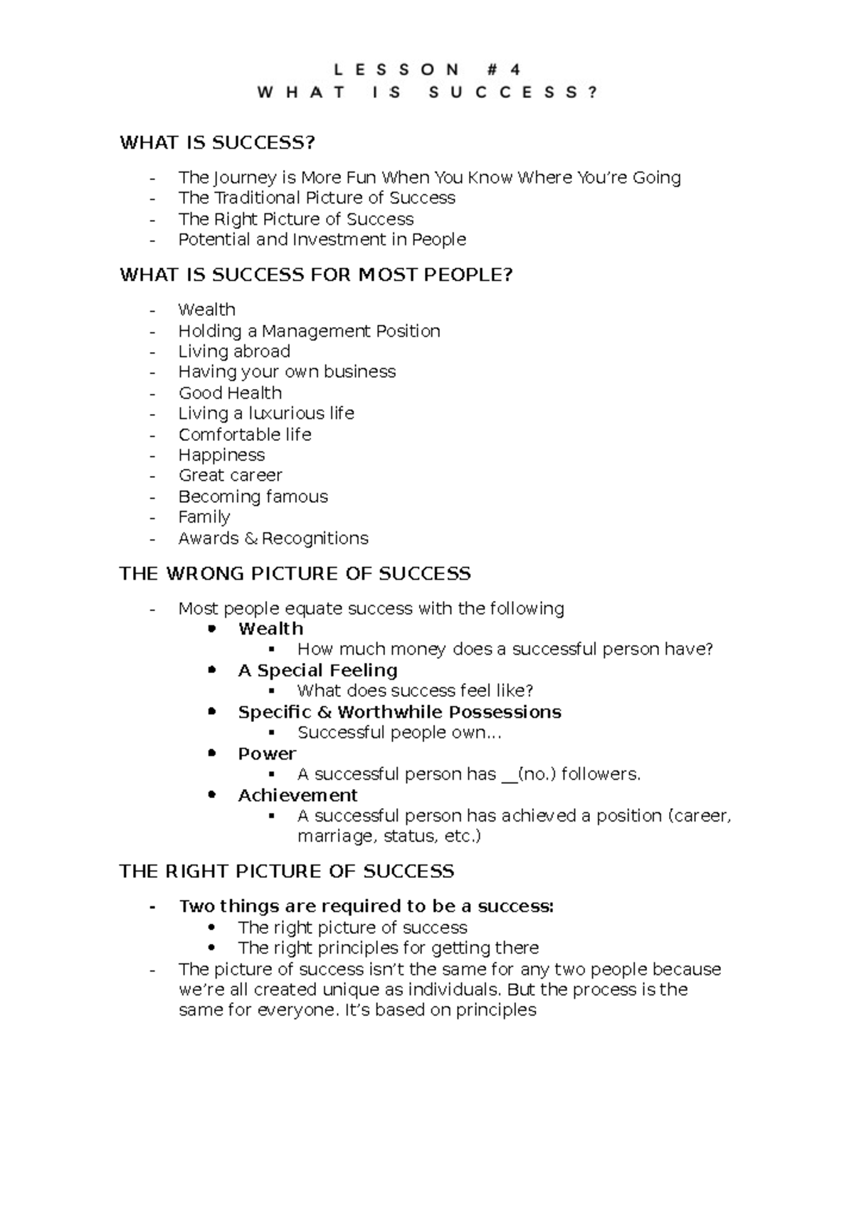 Understanding Success: Defining Your Journey and Potential - WHAT IS ...