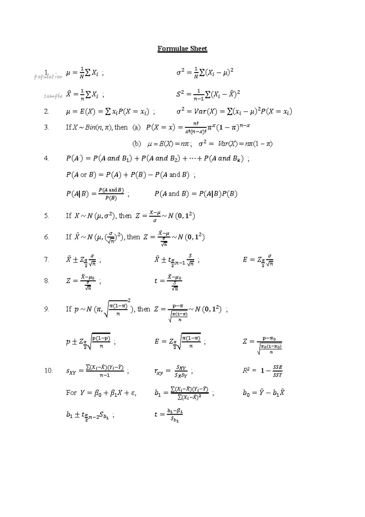 formulae-sheet-for-business-statistics-summary-notes-studocu