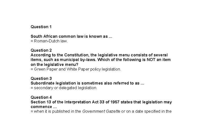 Ukhukhulangoqo Wamanothi: IOS2601 Statutory Interpretation Notes - Studocu