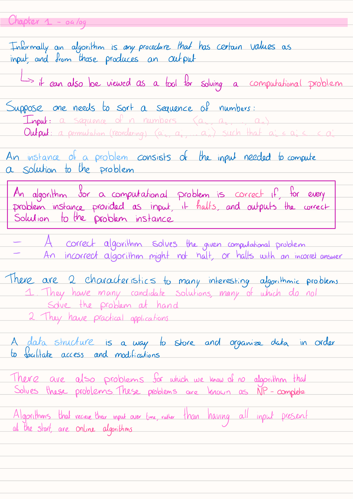 2IHA10 Essential Book Notes for Success in Class - Studeersnel