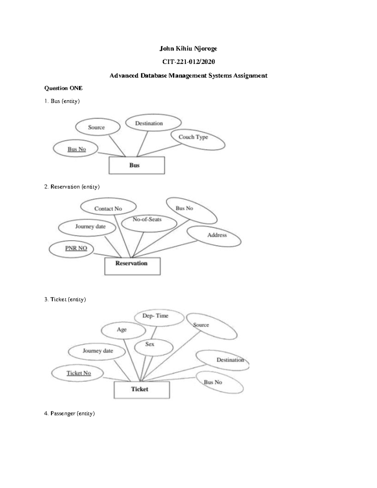 CIT-221 - Advanced Database Management Systems Assignment Notes - Studocu