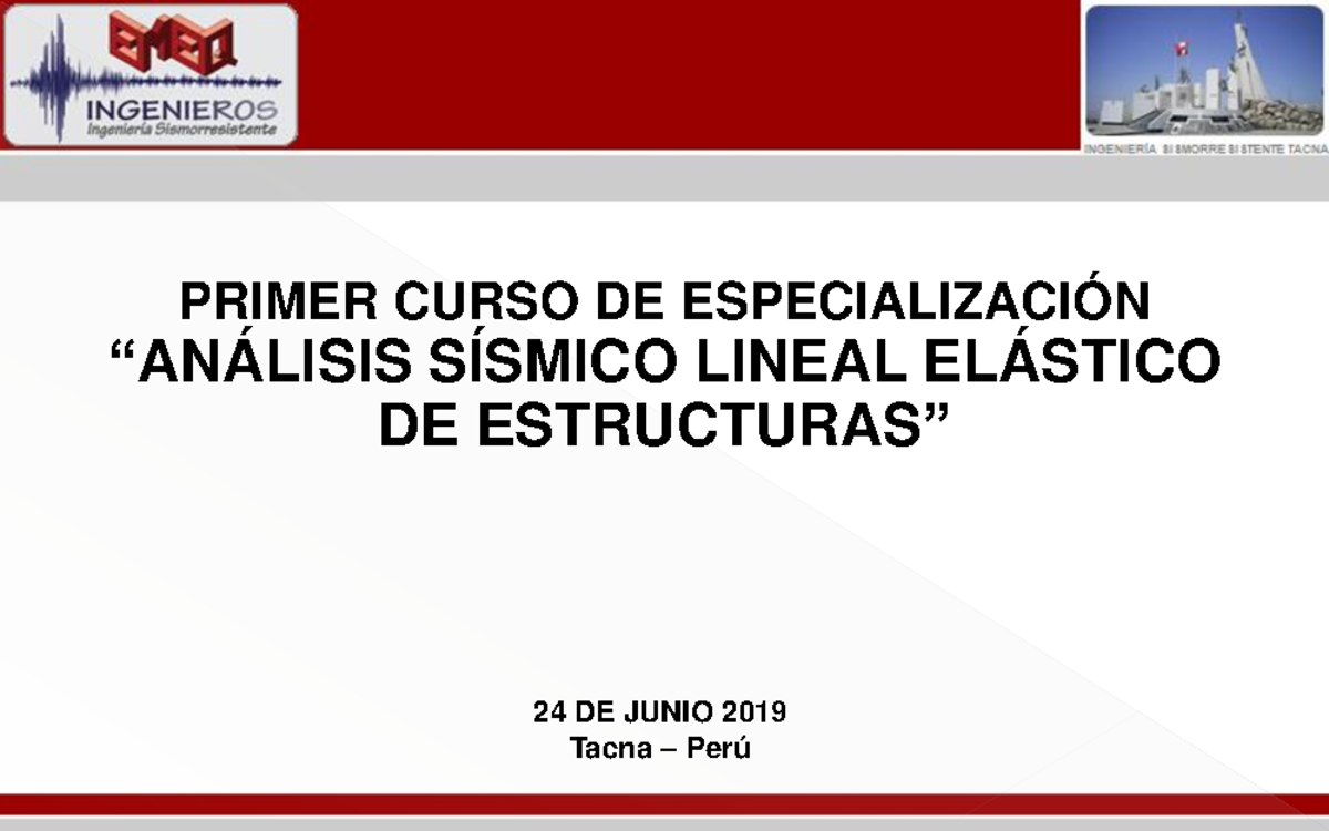 Análisis Sísmico y Dinámica de Estructuras 1 GDL - PRIMER CURSO - Document Preview