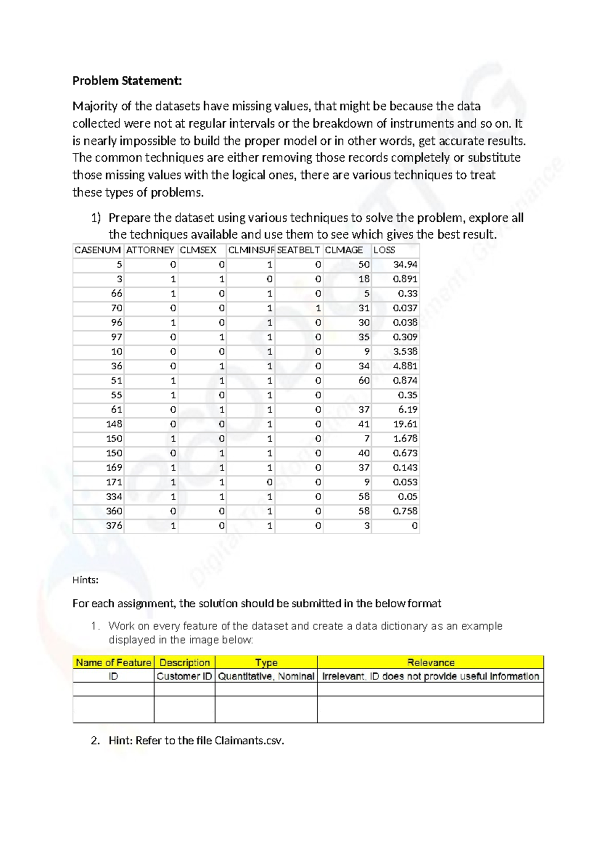 Data Preprocessing Techniques for Missing Values and Standardization ...