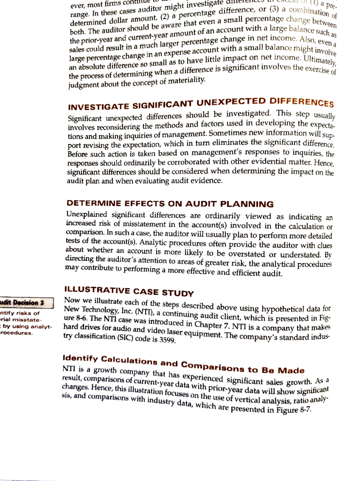 Analytical Case Study: Financial Ratios and Materiality Decisions ...